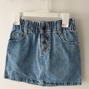 Denim Blue Girls Skirt